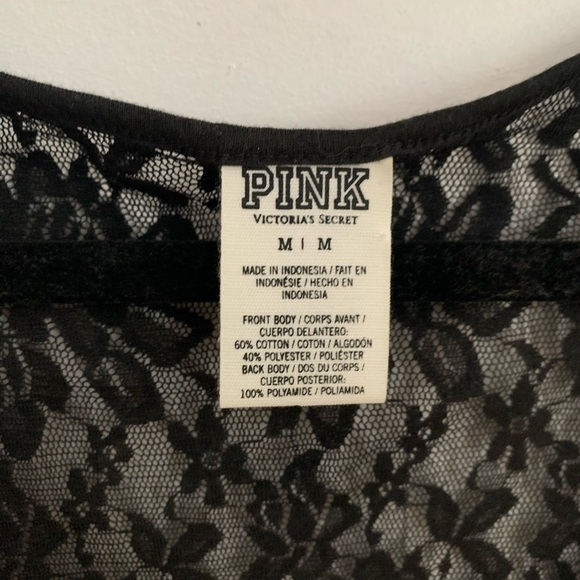 [M]👚PINK lace crop top - Picture 5 of 5